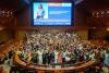 Group photo of participants of Feminist Finance Forum 2024 in Conference Room 3 of UN Conference Centre